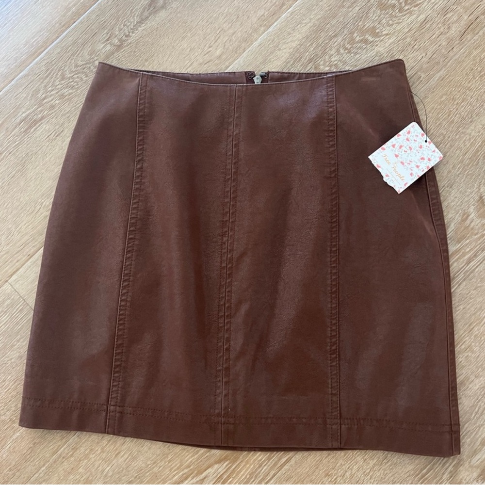 Free People Brown Skirt - Picture 3 of 7